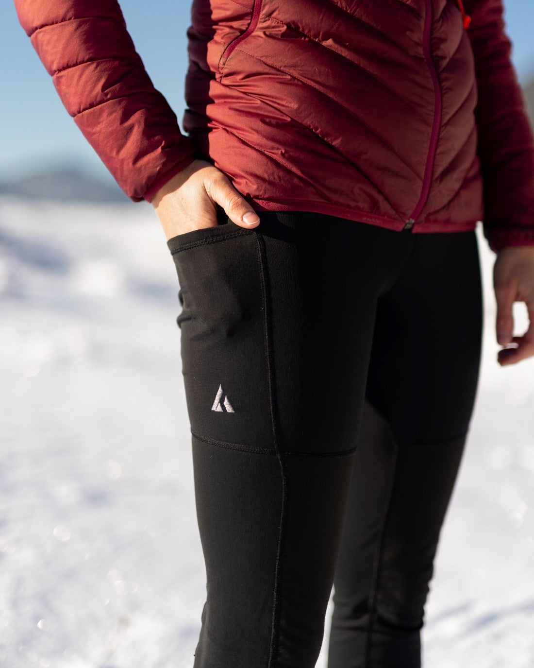 Women Hiking Tights Pro Black